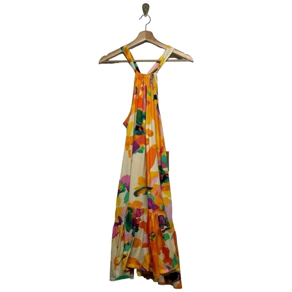 NWT ANTHRO DAILY PRACTICE Frida Cross-Back Midi Dress Orange Motif S

B4 - Picture 4 of 8
